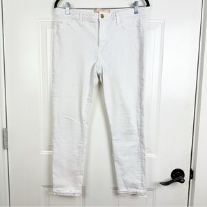 Joe's Jeans Women's White The Markie Mid Rise Skinny Crop Size 31